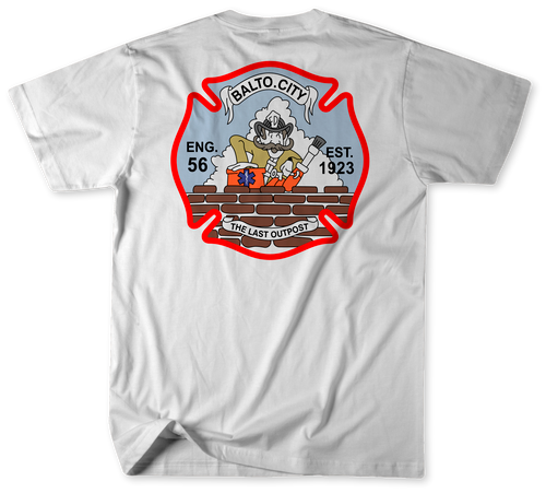 Unofficial Baltimore City Fire Department Engine 56 Shirt