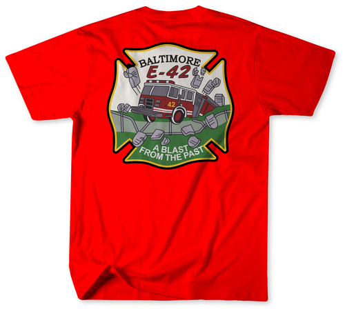 Unofficial Baltimore City Fire Department Engine 42 Shirt