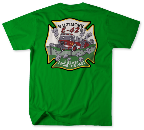 Unofficial Baltimore City Fire Department Engine 42 Shirt