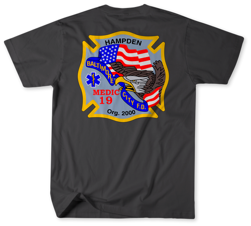 Unofficial Baltimore City Fire Department Medic 19 Shirt Unofficial Baltimore City Fire Department Medic 19 Shirt
