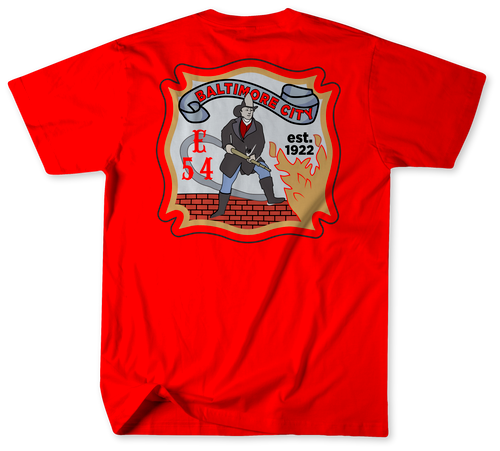 Unofficial Baltimore City Fire Department Engine 54 Shirt Unofficial Baltimore City Fire Department Engine 54 Shirt