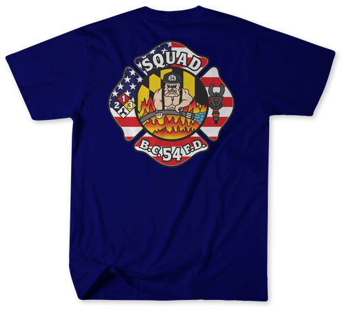 Unofficial Baltimore City Fire Department Squad 54 Shirt Unofficial Baltimore City Fire Department Squad 54 Shirt