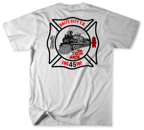 Unofficial Baltimore City Fire Department Engine 45 Shirt  Unofficial Baltimore City Fire Department Engine 45 Shirt