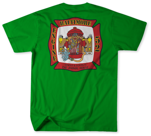 Unofficial Baltimore City Fire Department Engine 52 Shirt  v4 Unofficial Baltimore City Fire Department Engine 52 Shirt  v4
