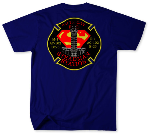 Unofficial Baltimore City Fire Department Steadman Fire Station  Shirt Unofficial Baltimore City Fire Department Steadman Fire Station  Shirt