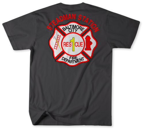Unofficial Baltimore City Fire Department Rescue 1 Shirt v2 Unofficial Baltimore City Fire Department Rescue 1 Shirt v2