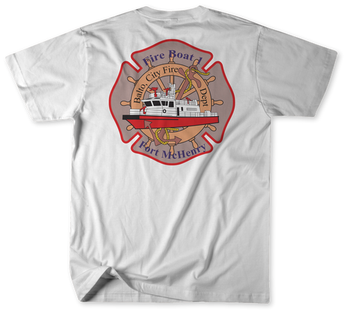 Unofficial Baltimore City Fire Department Boat 1 Shirt Unofficial Baltimore City Fire Department Boat 1 Shirt