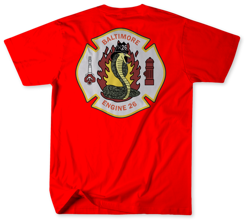 Unofficial Baltimore City Fire Department Engine 26 Shirt Unofficial Baltimore City Fire Department Engine 26 Shirt