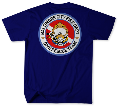 Unofficial Baltimore City Fire Department SCUBA 1 Shirt Unofficial Baltimore City Fire Department SCUBA 1 Shirt