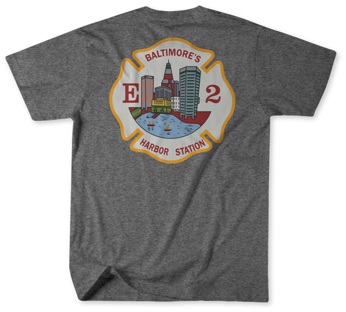 Unofficial Baltimore City Fire Department Engine 2 Shirt v2