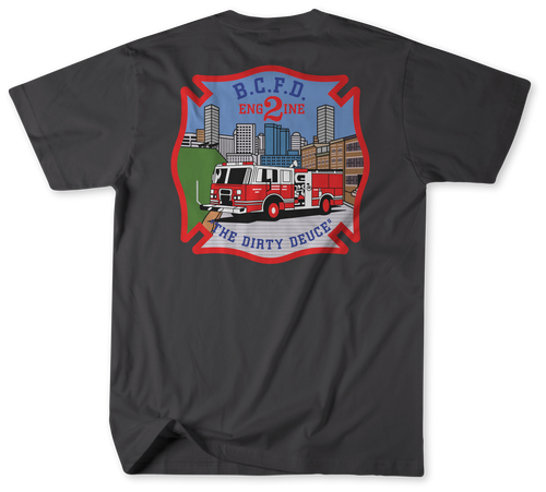Unofficial Baltimore City Fire Department Engine 2 Shirt v3 Unofficial Baltimore City Fire Department Engine 2 Shirt v3