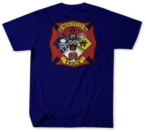 Unofficial Baltimore City Fire Department Truck 21 Shirt v2 Unofficial Baltimore City Fire Department Truck 21 Shirt v2