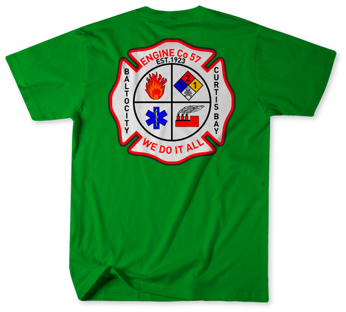 Unofficial Baltimore City Fire Department Engine 57 Shirt v2 Unofficial Baltimore City Fire Department Engine 57 Shirt v2