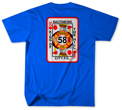 Unofficial Baltimore City Fire Department Engine 58 Shirt v1 Unofficial Baltimore City Fire Department Engine 58 Shirt v1