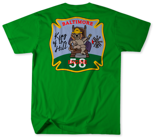 Unofficial Baltimore City Fire Department Engine 58 Shirt v2 Unofficial Baltimore City Fire Department Engine 58 Shirt v2