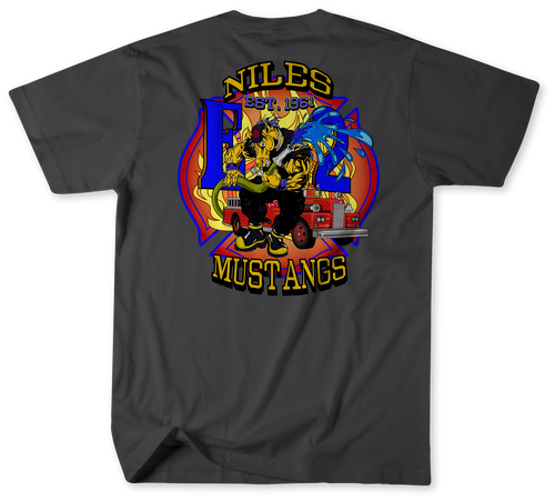 Unofficial Niles Fire Department Station 2 Engine Shirt