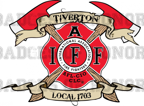 Tiverton Firefighters Local 1703 Decal