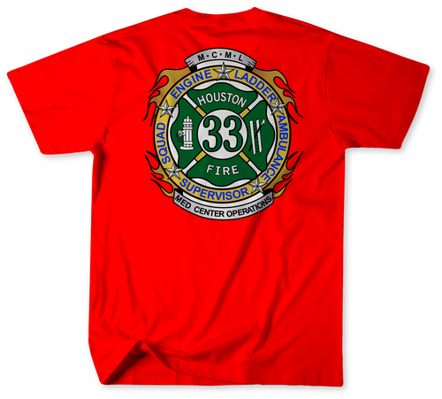 Unofficial Houston Fire Station 33 Shirt