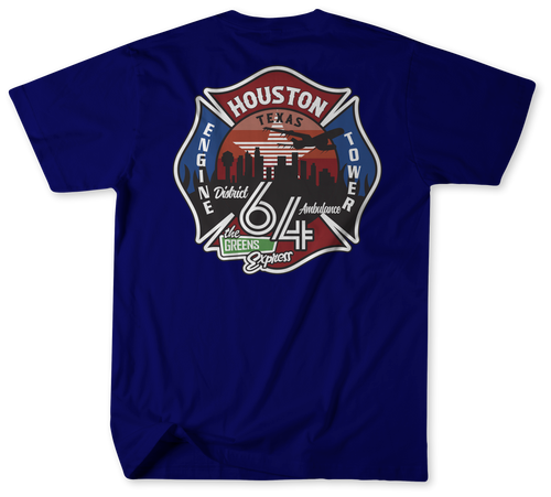 Unofficial Houston Fire Station 64 Shirt  v2