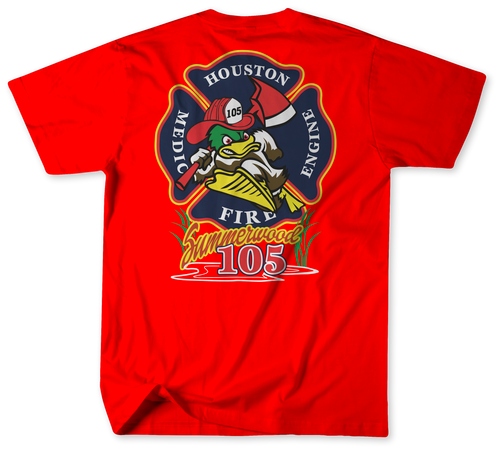 Unofficial Houston Fire Station 105 Shirt 