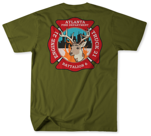 Unofficial Atlanta Fire Rescue Station 21 Shirt v1