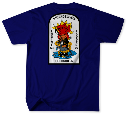  Unofficial  Philadelphia Fire Department Engine 53 Ladder 27 Shirt v2