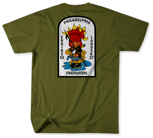 Unofficial  Philadelphia Fire Department Engine 53 Ladder 27 Shirt v2
