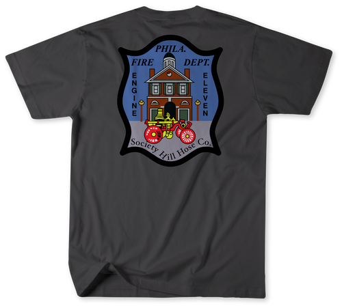 Unofficial Philadelphia Fire Department Engine 11 & Medic 21 Shirt v2