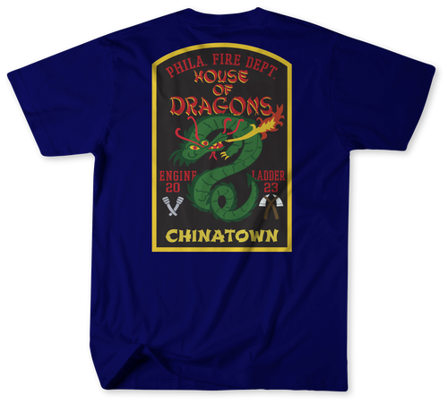 Unofficial Philadelphia Fire Department Engine 20, Ladder 23 & Medic 1 Shirt v1