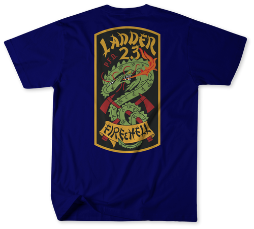Unofficial Philadelphia Fire Department Engine 20, Ladder 23 & Medic 1 Shirt v2