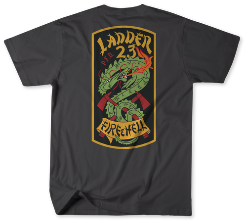 Unofficial Philadelphia Fire Department Engine 20, Ladder 23 & Medic 1 Shirt v2