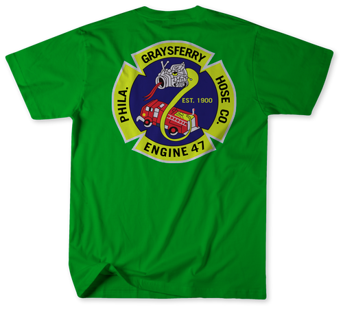Unofficial Philadelphia Fire Department Squad 47 and Medic 40 Shirt v2