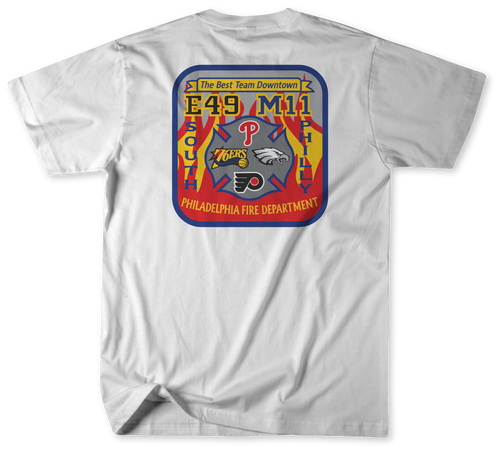 Unofficial Philadelphia Fire Department Engine 49 and Medic 11 Shirt v2