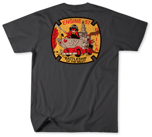 Unofficial Philadelphia Fire Department Engine 57 and Medic 9 Shirt