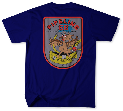 Unofficial Philadelphia Fire Department Engine 68, Tower Ladder 13, Battalion Chief 7 and Medic 3 Shirt v2