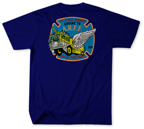 Unofficial Philadelphia Fire Department Engine 78, ARFF, and Medic 30 Shirt v1