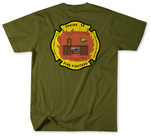 Unofficial Philadelphia Fire Department Engine 58 & Medic 54B Shirt v1
