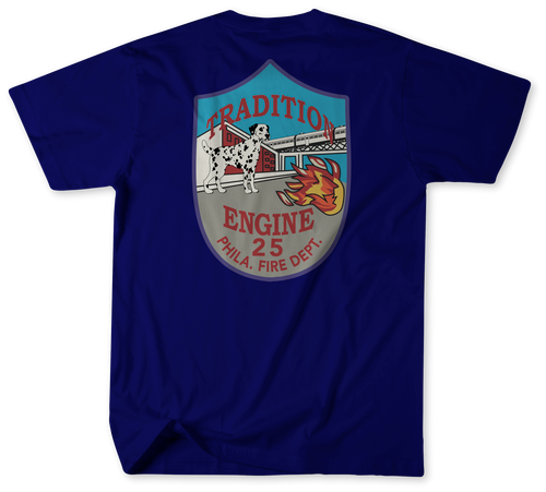 Unofficial Philadelphia Fire Department Engine 25, Medic 8, and Medic 58 Shirt