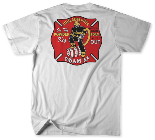 Unofficial Philadelphia Fire Department Engine 33 and Foam 33 Shirt v1