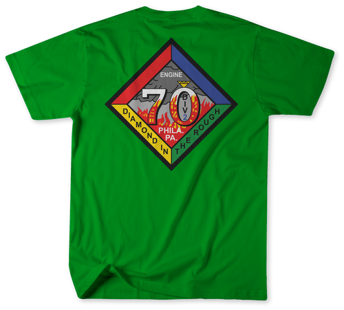 Unofficial Philadelphia Fire Department Squrt 70, Deputy Chief 2 and Medic 12 Shirt v1