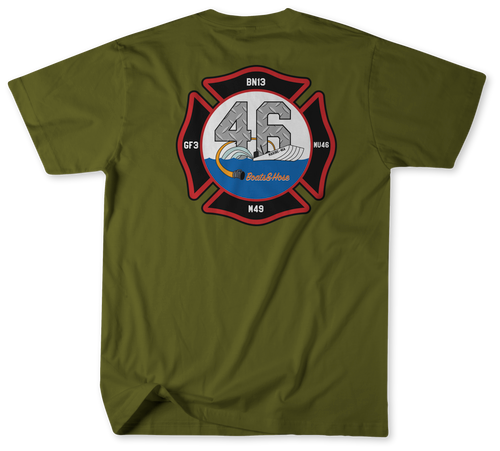 Unofficial Philadelphia Fire Department Foam 46, Battalion Chief 13 and Medic 49 Shirt v2