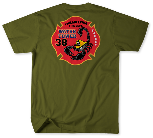 Unofficial Philadelphia Fire Department Water Tower 38 and Medic 47 Shirt v1