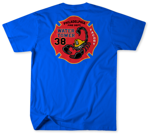 Unofficial Philadelphia Fire Department Water Tower 38 and Medic 47 Shirt v1