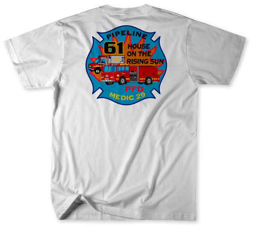Unofficial Philadelphia Fire Department Engine 61 and Medic 29 Shirt v1