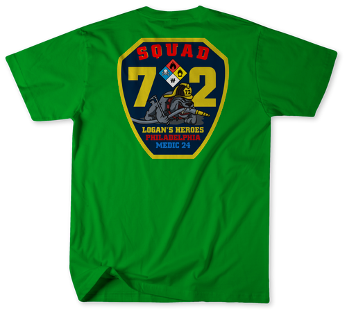 Unofficial Philadelphia Fire Department Squad 72 and Medic 24 Shirt v1