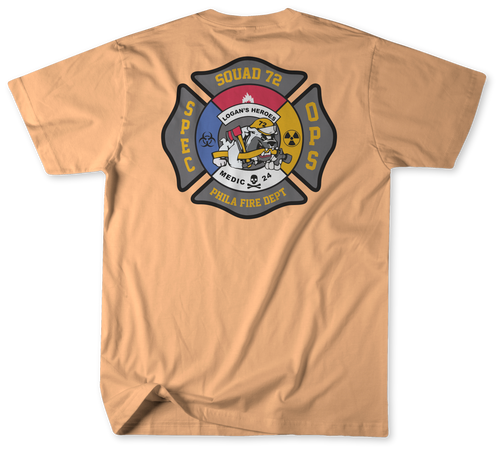 Unofficial Philadelphia Fire Department Squad 72 and Medic 24 Shirt v2