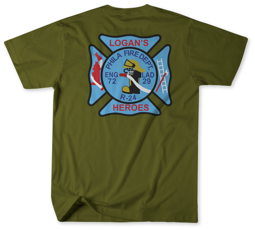 Unofficial Philadelphia Fire Department Squad 72 and Medic 24 Shirt v3