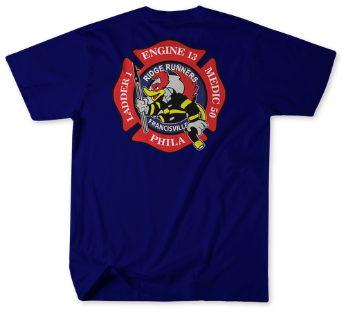 Unofficial Philadelphia Fire Department Engine 13, Ladder 1, and Medic 50 Shirt v1