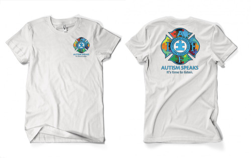 Firefighter Autism  Awareness Shirt Firefighter Autism  Awareness Shirt