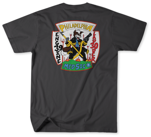 Unofficial Philadelphia Fire Department Engine 39, Ladder 30 and Medic 5 Shirt